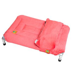 Hamacama + Almohada Felpa Rojo Coral