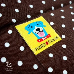 Funda Puntitos Brown